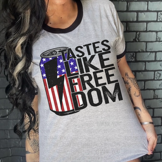 Tastes Like Freedom PNG Digital Design (Instant Download)
