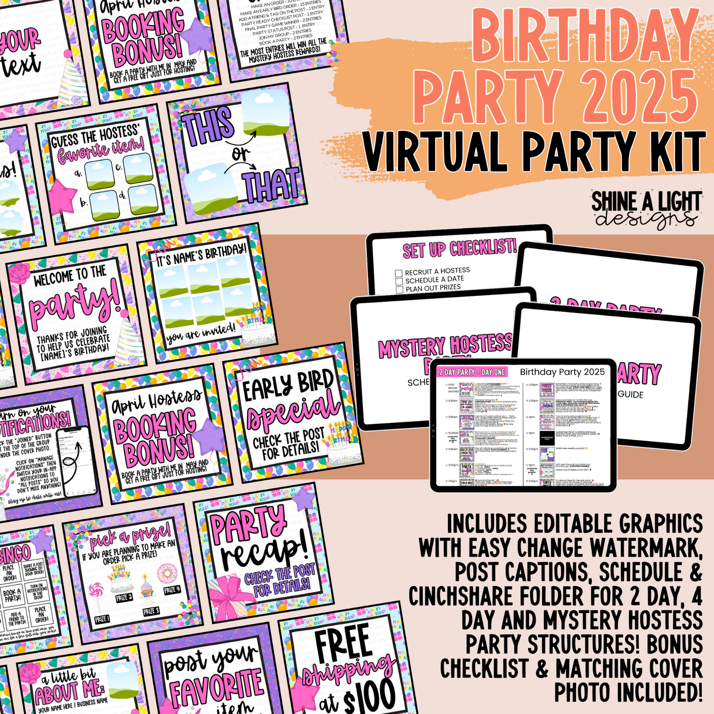 Birthday Virtual Party Kit (2025)