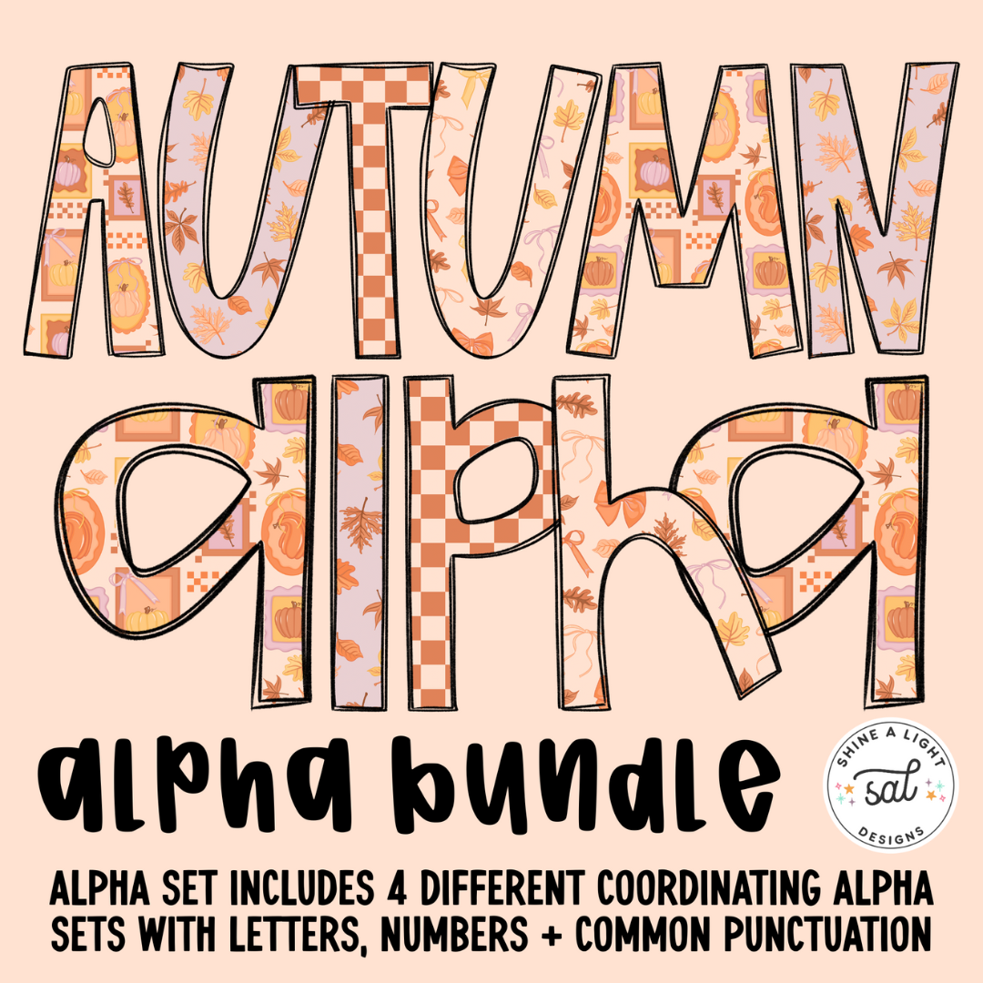 Autumn PNG Alpha Set