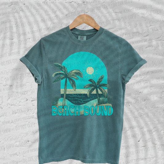 Beach Bound PNG Digital Design (Instant Download)