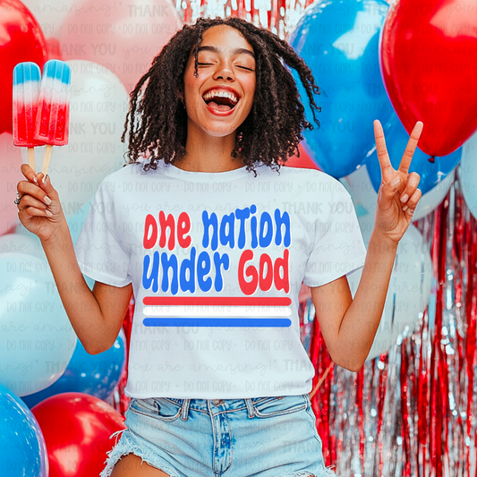 One Nation Under God PNG Digital Design (Instant Download)