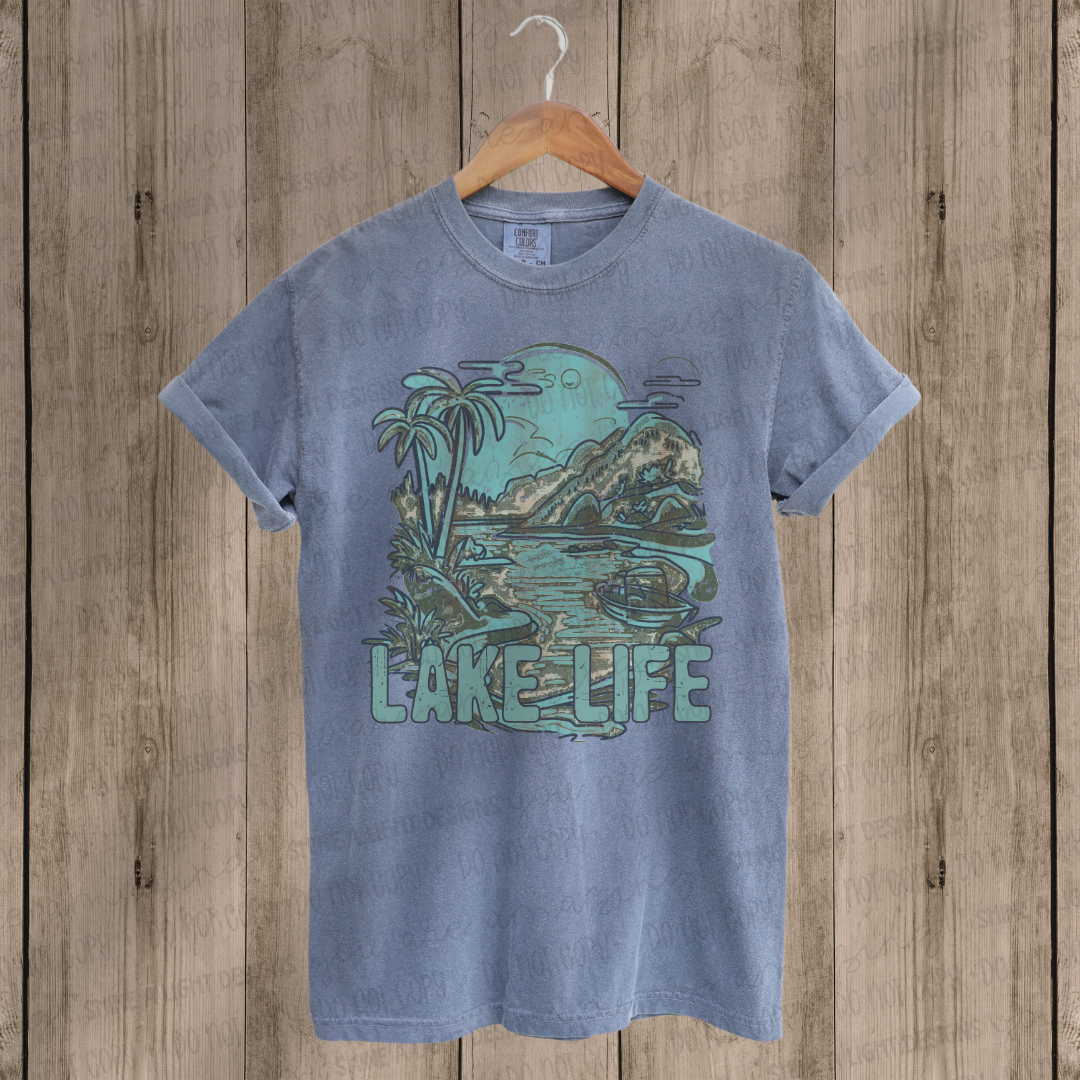 Lake Life PNG Digital Design (Instant Download)