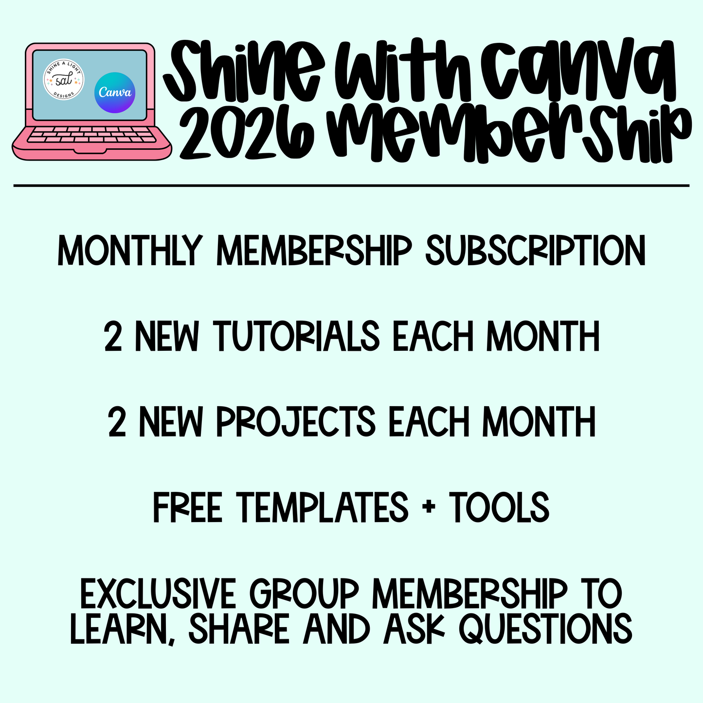 Shine With Canva Membership