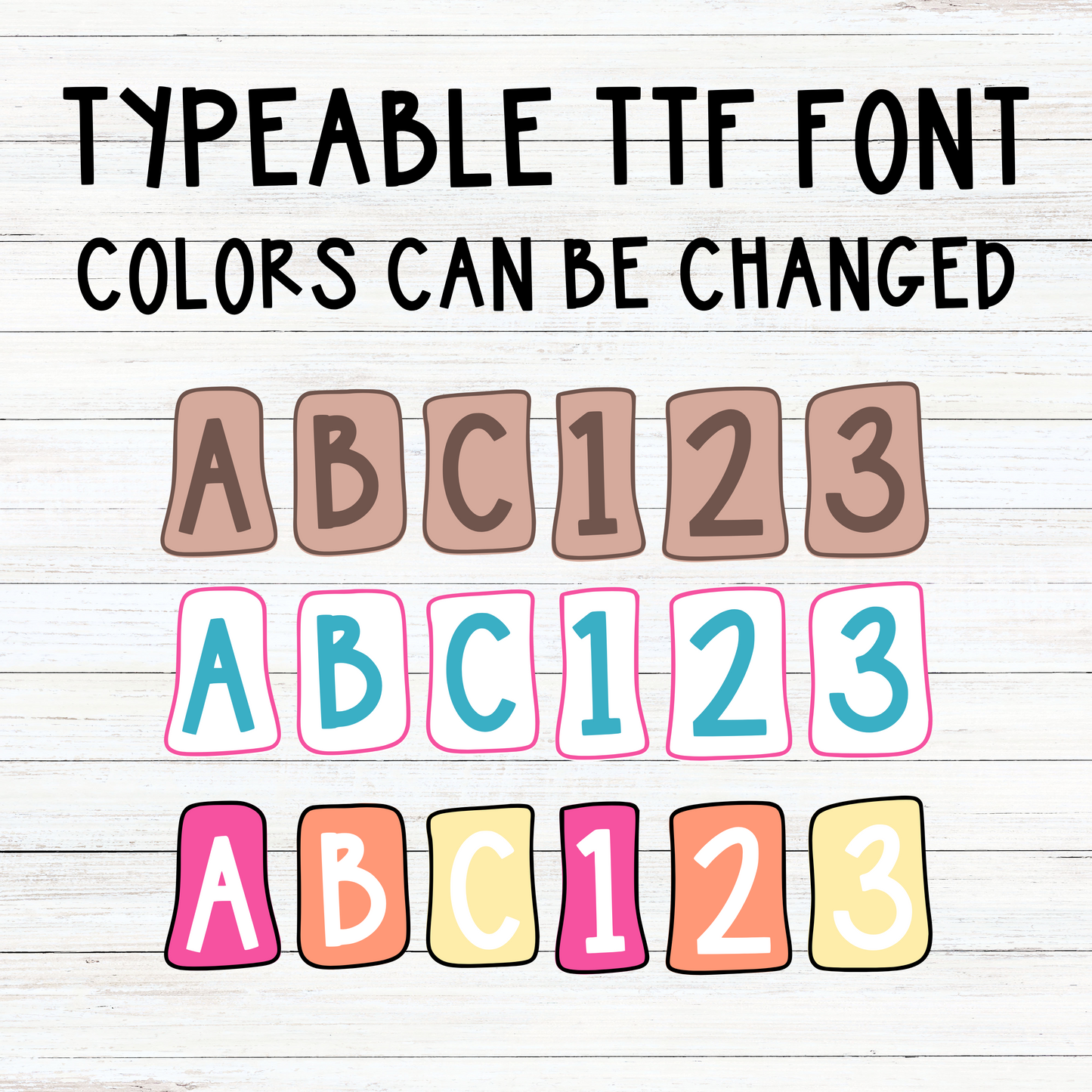 Spectrum Pop 4-in-1 Font