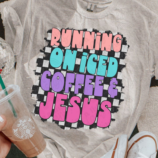 Iced Coffee & Jesus Digital Download PNG