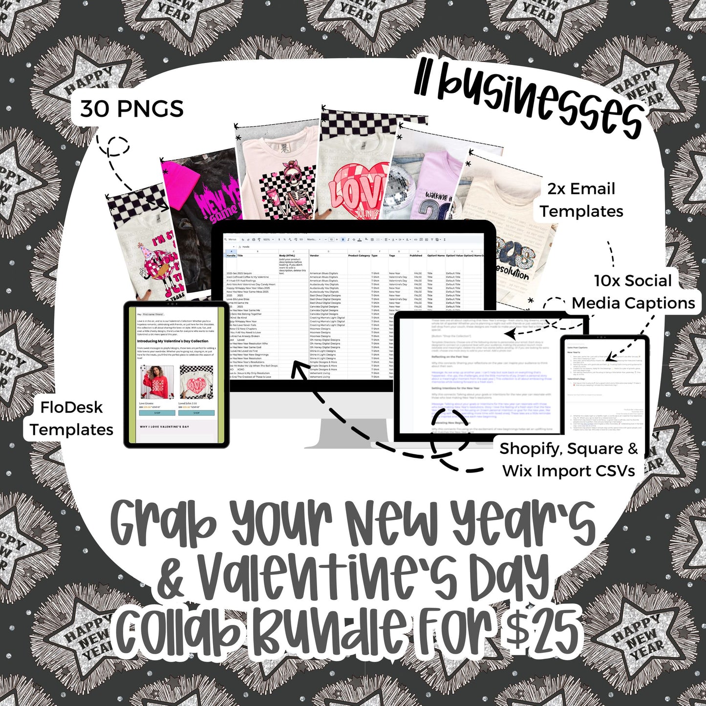 The Boss Bar November Collab - New Year, Resolutions, Valentine's Day