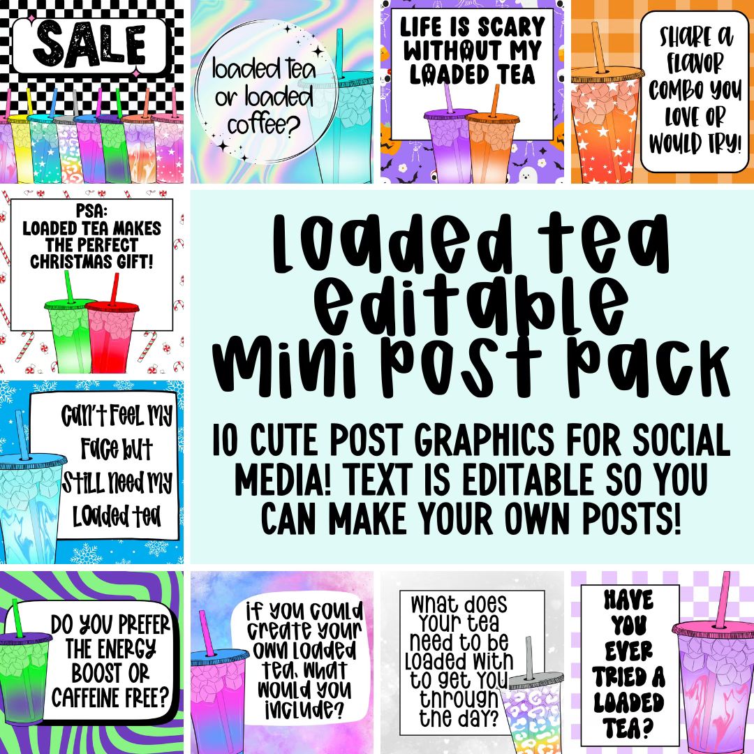 Loaded Tea Mini Post Pack