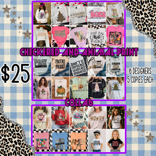The Boss Bar October Collab - Checks + Animal Print