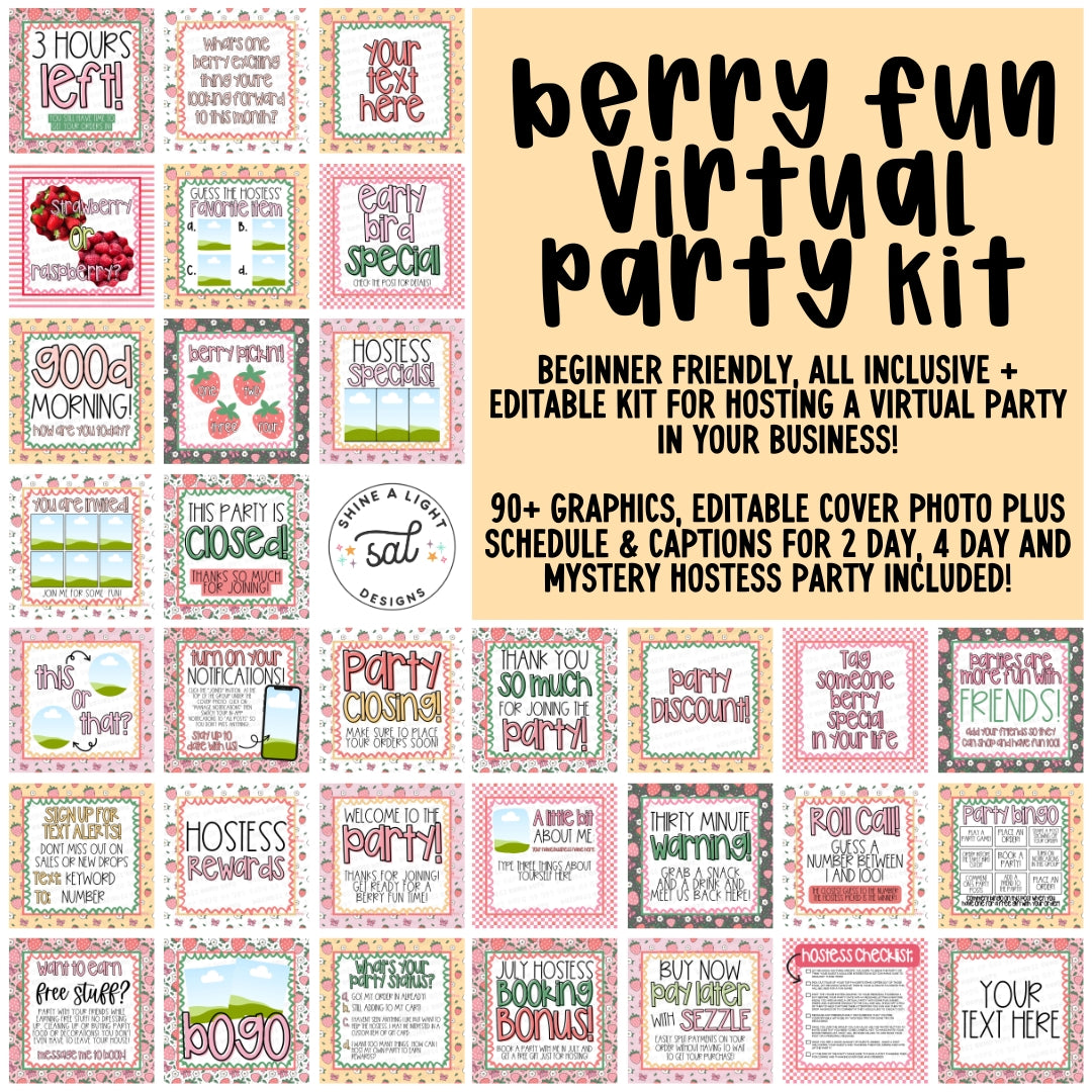 Berry Fun 2025 Virtual Party Kit