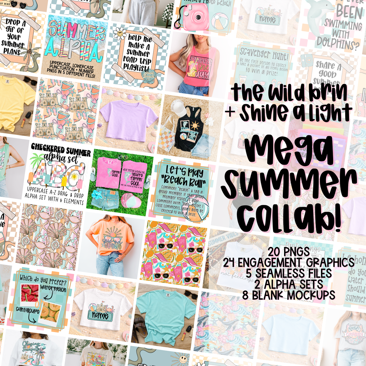 Mega Summer Collab | The Wild Brin & Co. + Shine A Light Designs