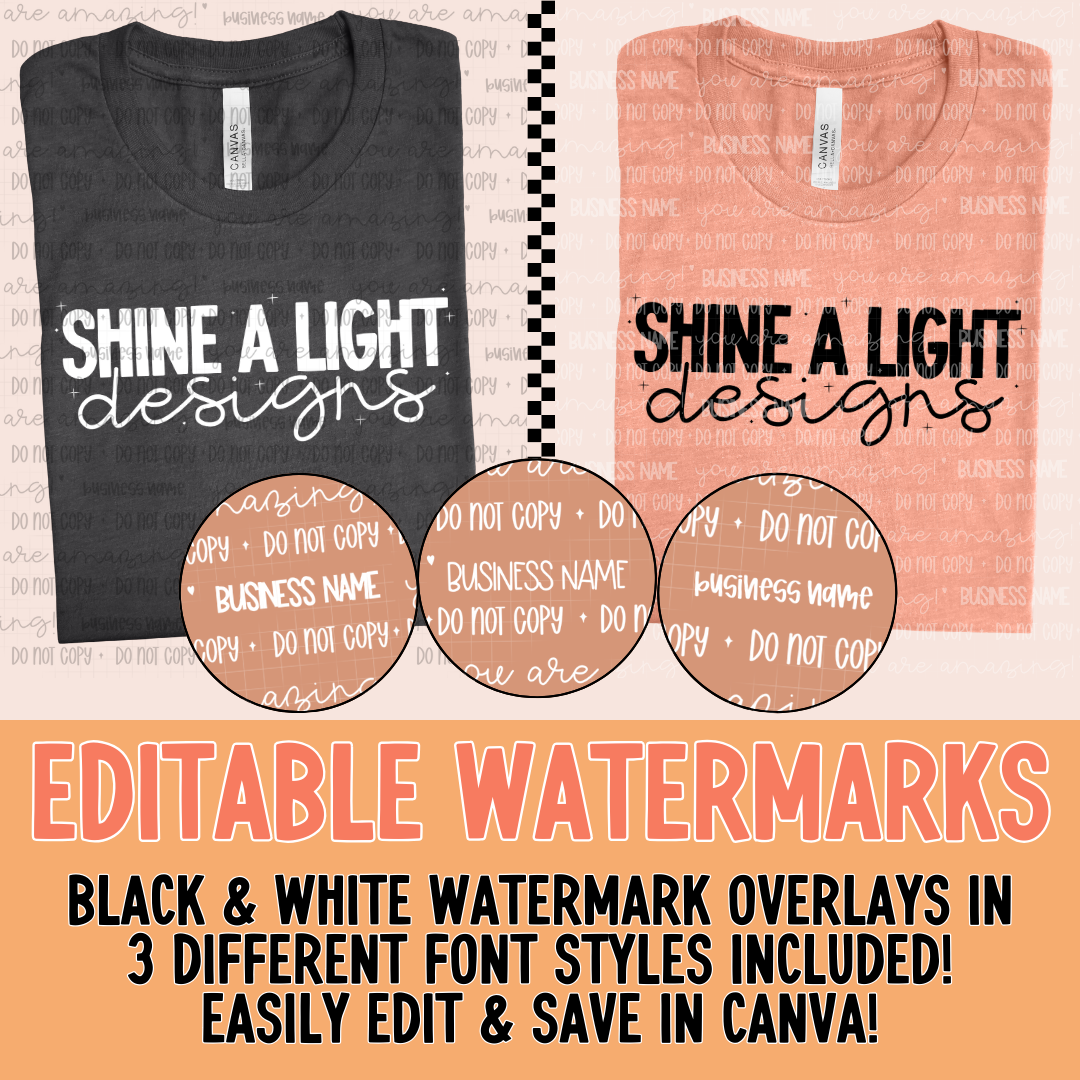 FREE Editable Watermarks