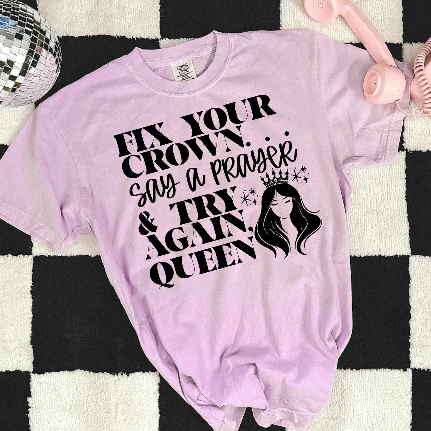 Fix Your Crown PNG Digital Design (Instant Download)