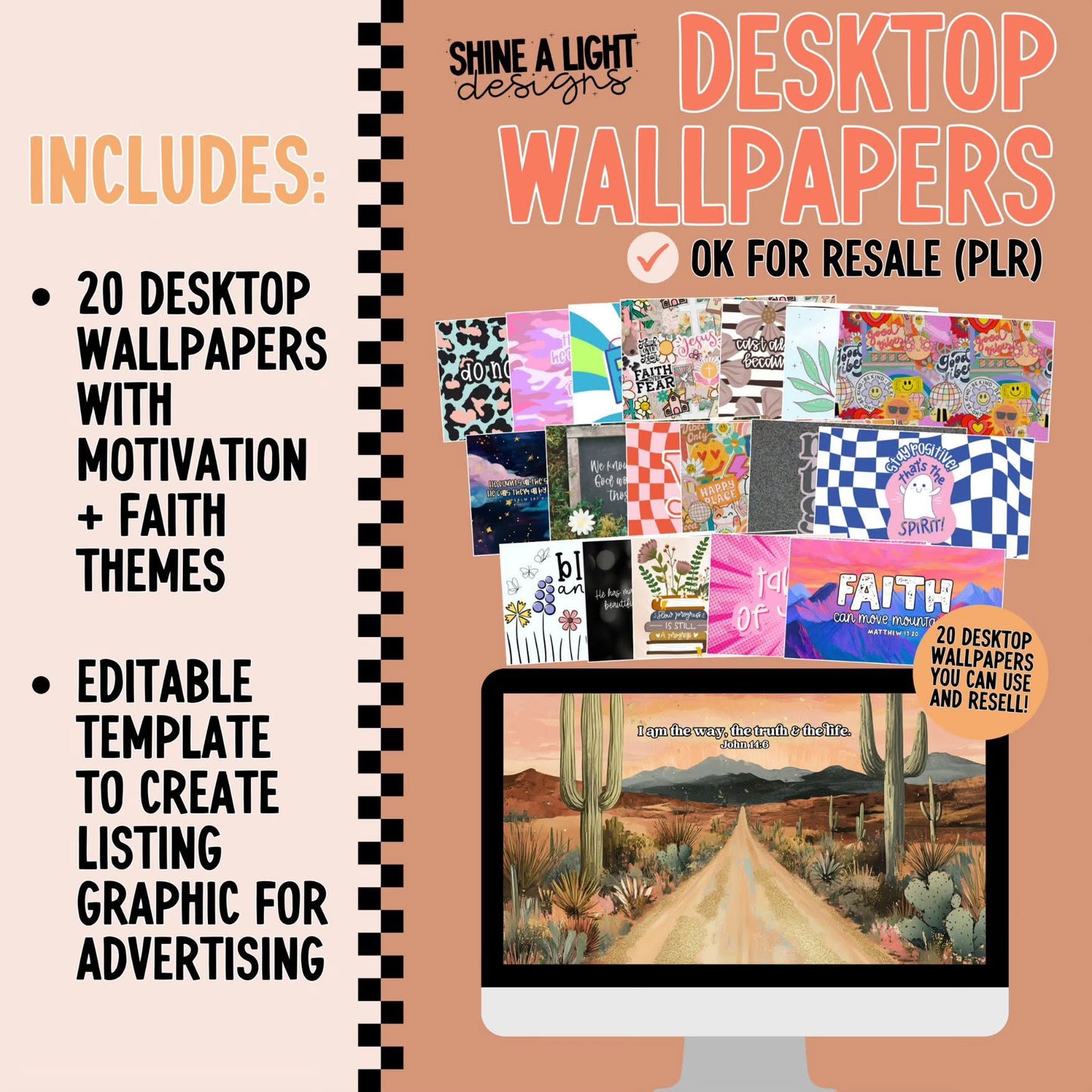 2025 Faith Desktop Wallpaper Bundle (OK for Resale!)