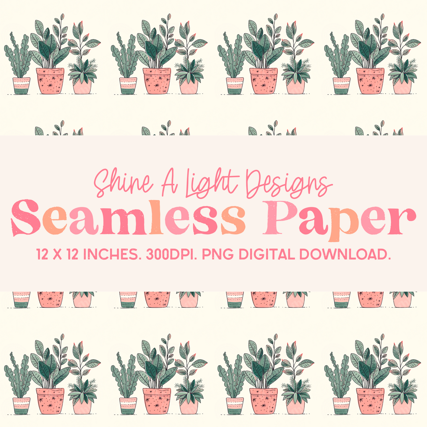 Potted Plants Seamless File