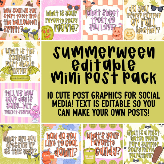 Summerween Mini Post Pack
