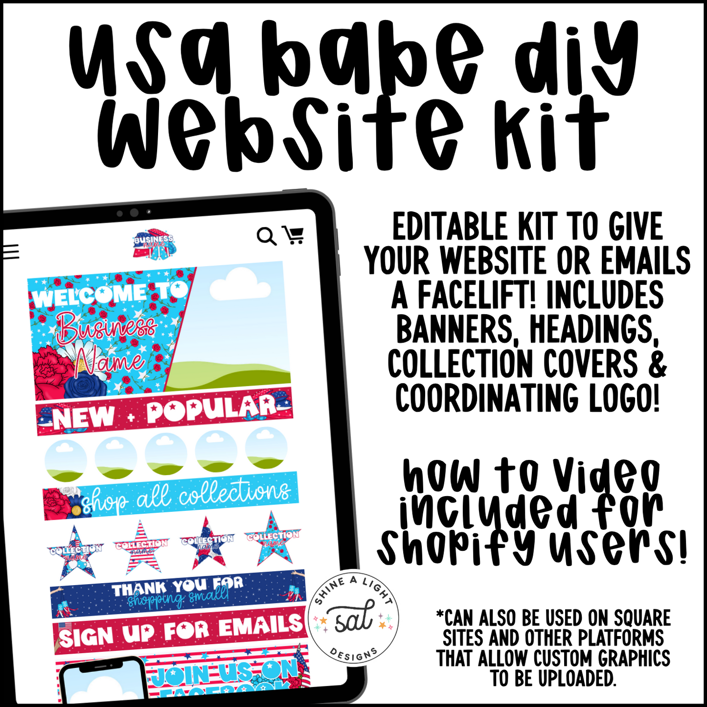 USA Babe 2026 Website + Email Kit