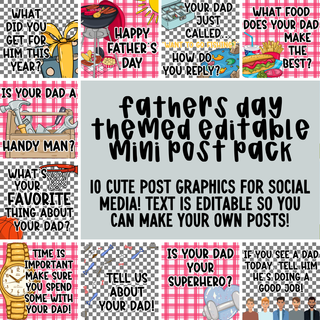 Father's Day Mini Post Pack