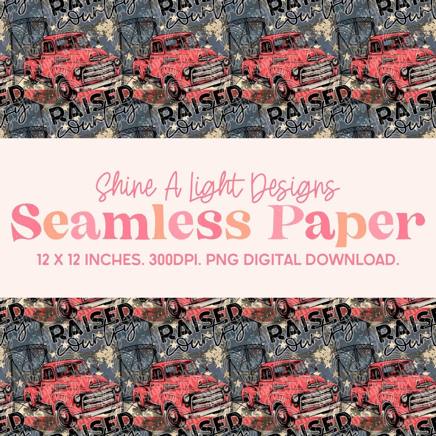 Seamless File Raised Country Digital