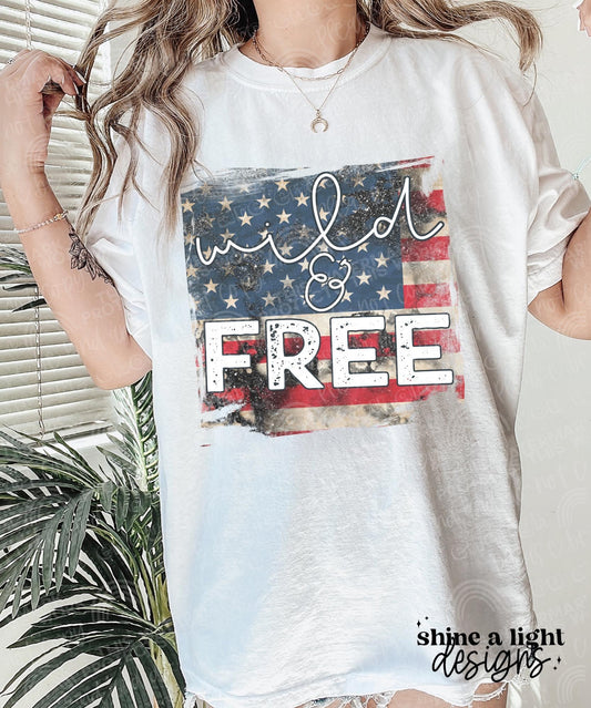 Wild & Free Digital Download PNG