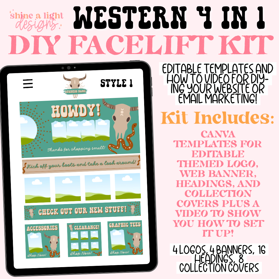 Western DIY Website + Email Facelift Kit
