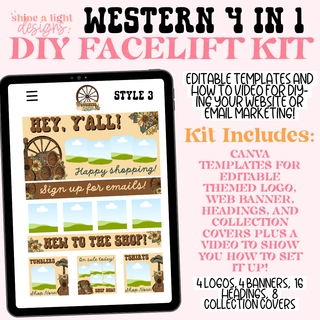 Western DIY Website + Email Facelift Kit