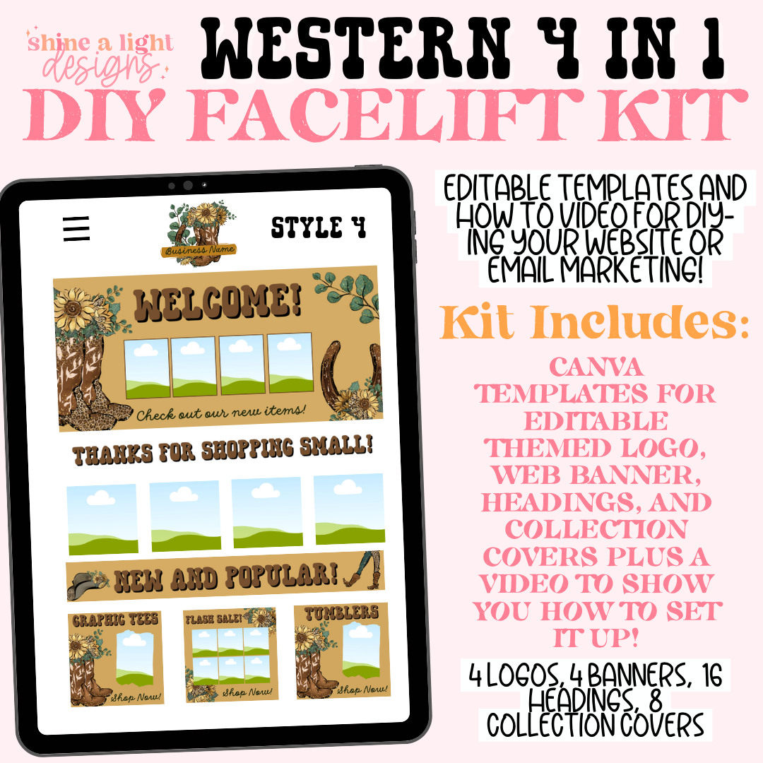 Western DIY Website + Email Facelift Kit