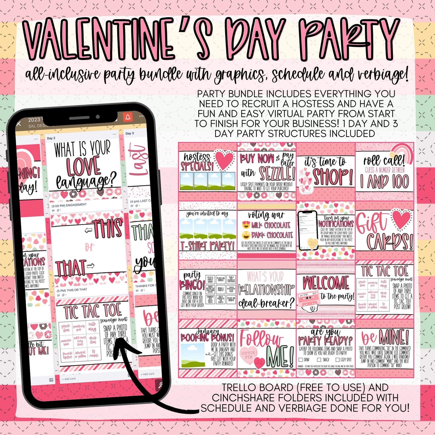 Valentine’s Day Easy Peasy All-Inclusive Party System (Includes Mystery Hostess Party!)
