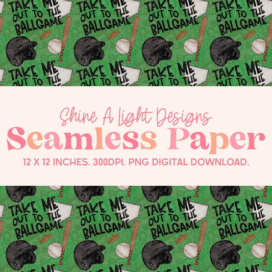 Seamless File Take Me Out To The Ballgame Digital