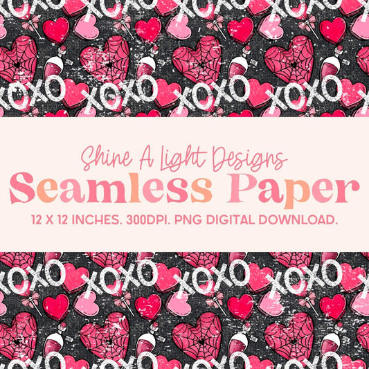 Seamless File XOXO Web Digital Download