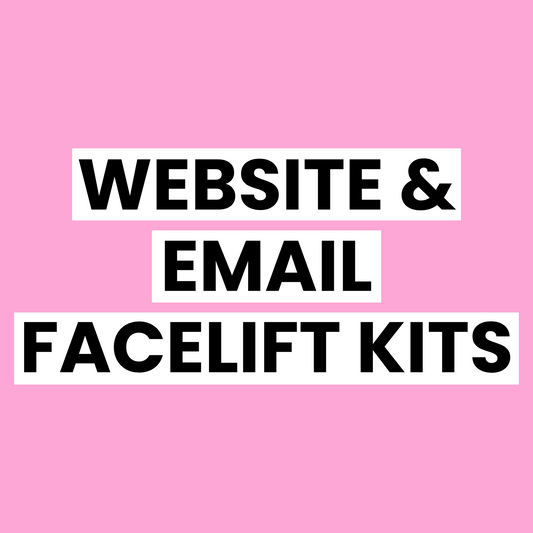 DIY Website + Email Facelift Kits