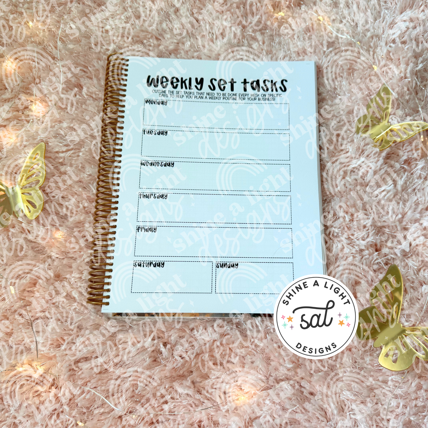 **ROUND 2 PREORDER - WILL SHIP WEEK OF 12TH** 2026 Small Business Planner (Includes Digital Copy) BONUS - FREE WALL CALENDAR