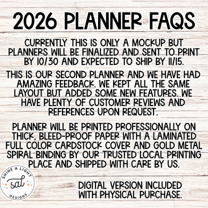2026 Small Business Planner (Includes Digital Copy)