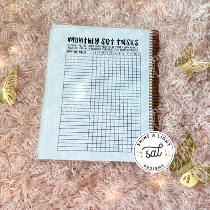 **ROUND 2 PREORDER - WILL SHIP WEEK OF 12TH** 2026 Small Business Planner (Includes Digital Copy) BONUS - FREE WALL CALENDAR