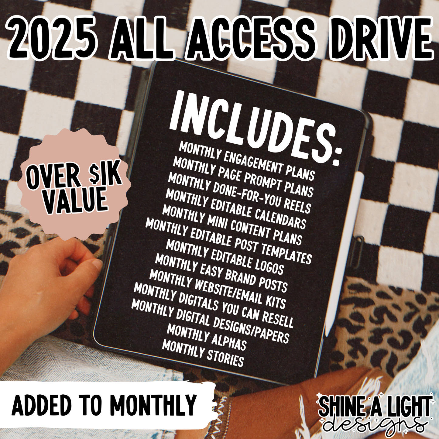 2025 All Access Drive (Includes ALL Content, Templates & Digitals released in 2025)