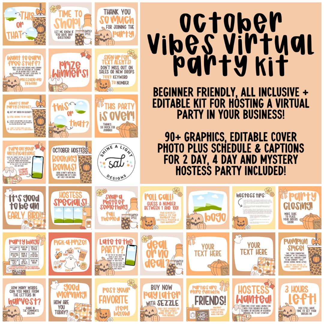 October Vibes 2025 Virtual Party Kit