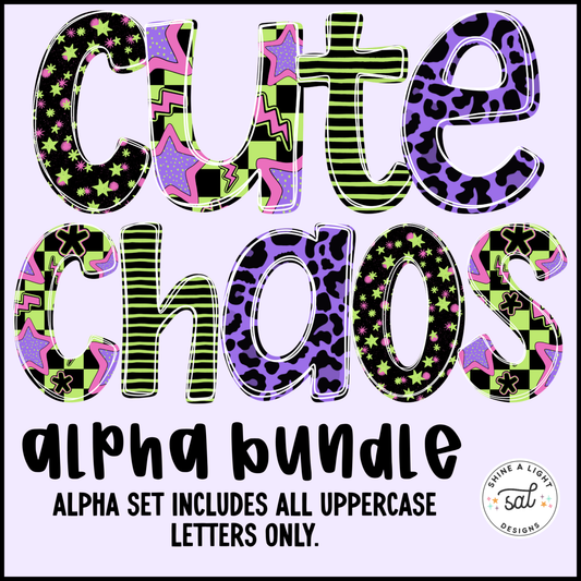 Cute Chaos PNG Alpha Set