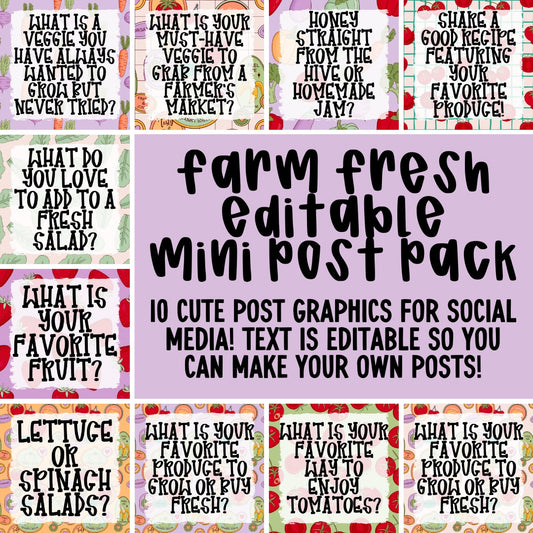 Farm Fresh Mini Post Pack