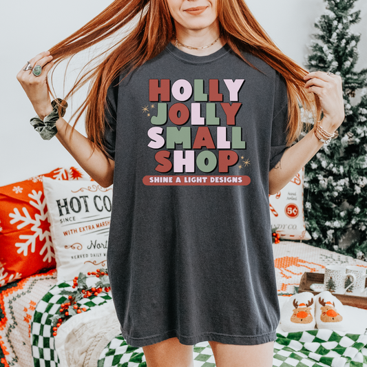 Holly Jolly Small Shop Custom Digital Design