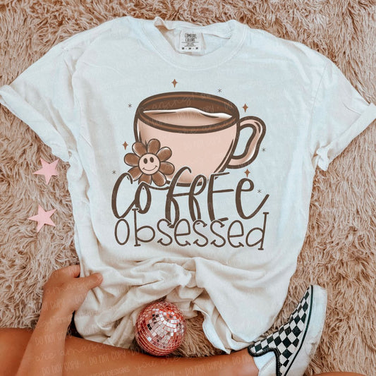 Coffee Obsessed Digital PNG Download