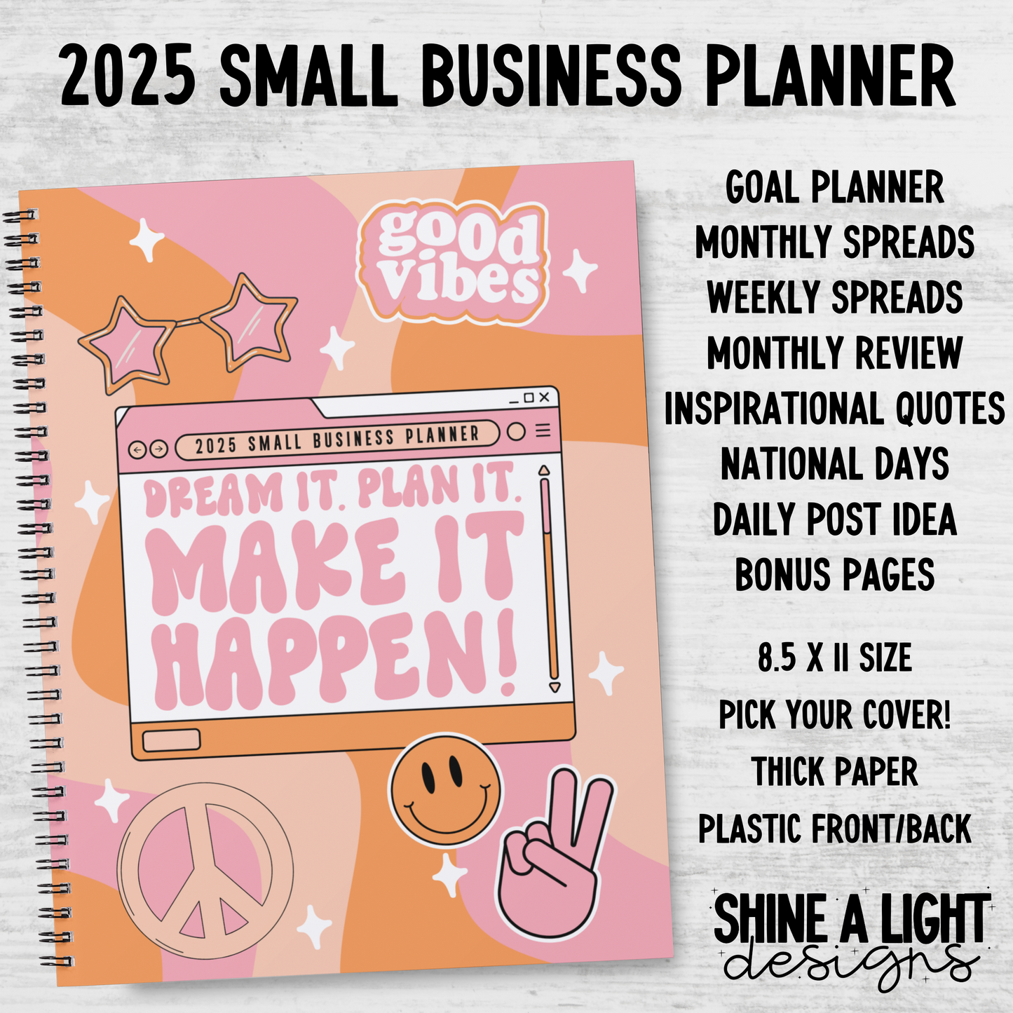 2025 Wall Calendar + Planner *Early Bird Bundle*