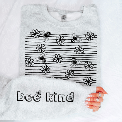 Bee Kind Bees & Flowers DUO Digital Download PNG