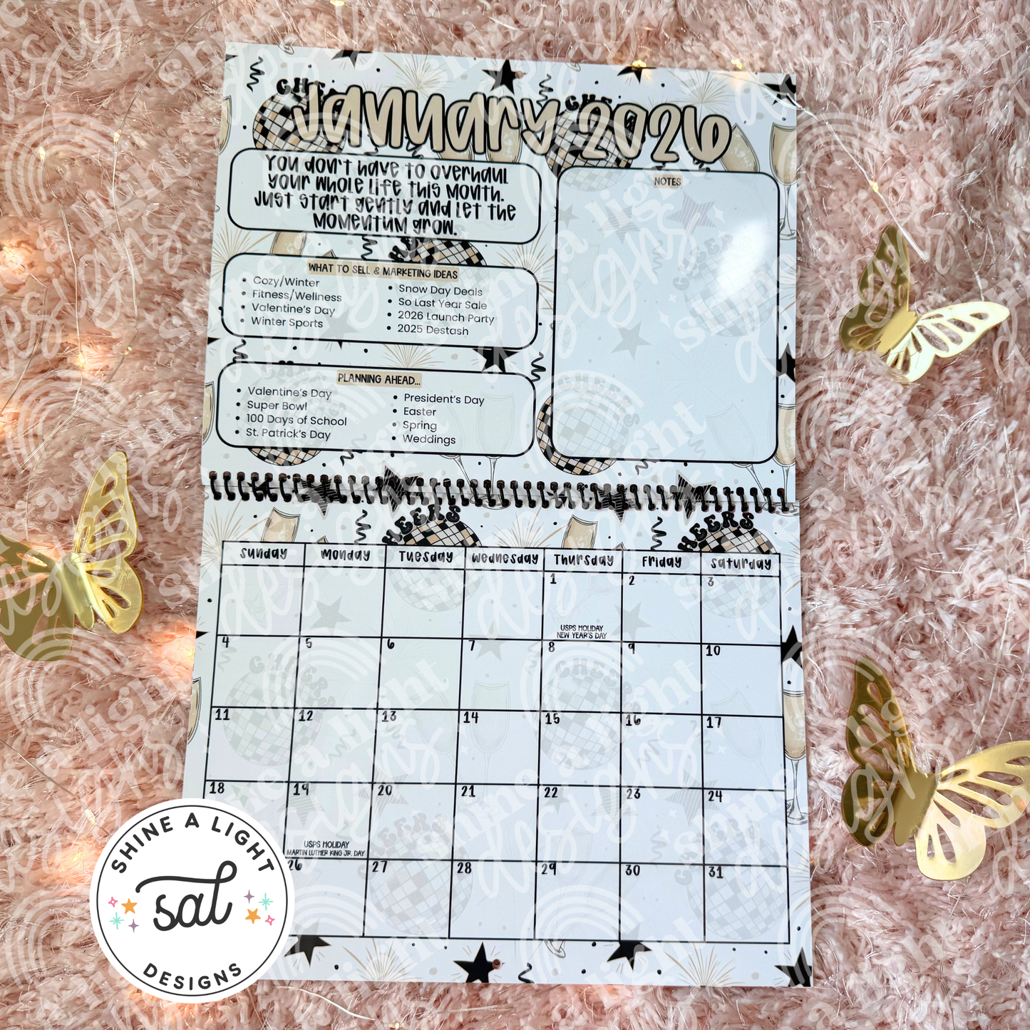 2026 Small Business Wall Calendar *Two Versions*