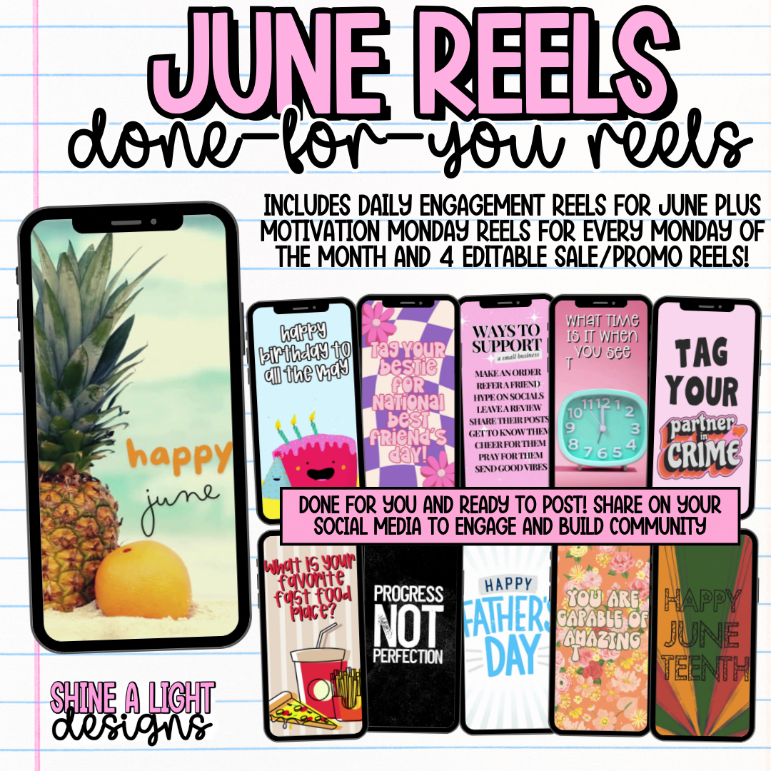 June Done-For-You Reels Bundle