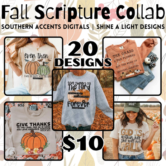 Fall Scripture Collab with Southern Accents Digitals