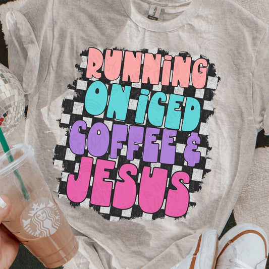 Iced Coffee & Jesus Digital Download PNG