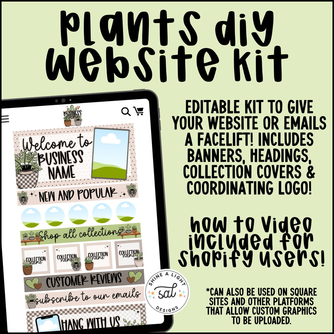 DIY Website + Email Facelift Kits – Shine A Light Graphic Design