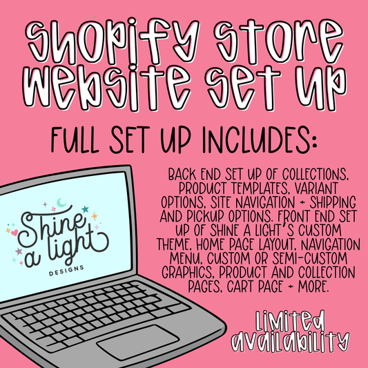 Shopify Website Setup