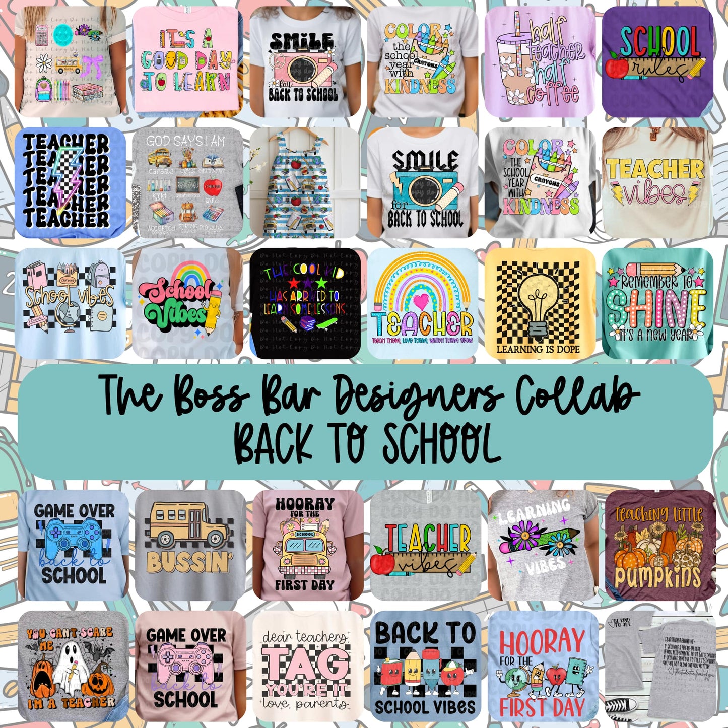 The Boss Bar July Collab - Back To School