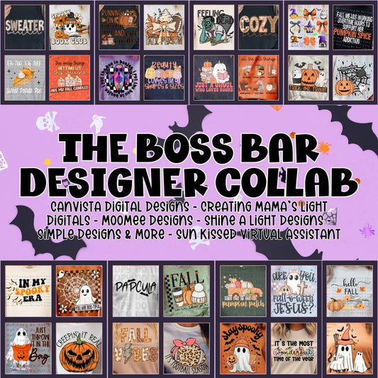 The Boss Bar August Collab - Fall + Halloween