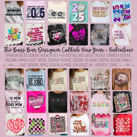 The Boss Bar November Collab - New Year, Resolutions, Valentine's Day